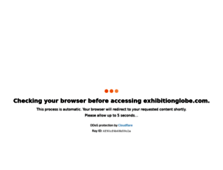 exhibitionglobe.com screenshot