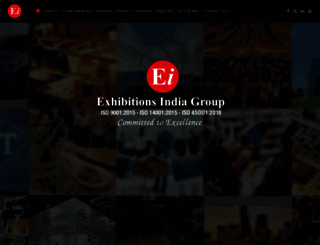 exhibitionsindia.com screenshot