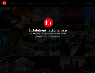 exhibitionsindiagroup.com screenshot