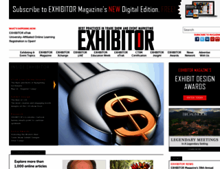 exhibitoronline.com screenshot