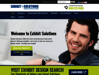 exhibitsolutions.com screenshot
