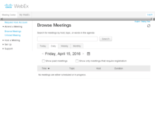 exicon.webex.com screenshot