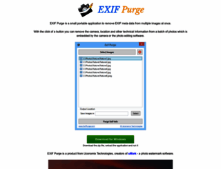 exifpurge.com screenshot