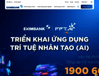 eximbank.com.vn screenshot