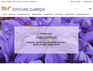 exirsaffron.com screenshot