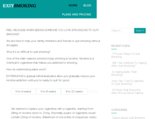 exitsmoking.com screenshot
