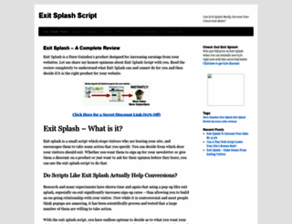exitsplashscript.com screenshot