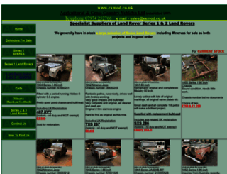 exmod.co.uk screenshot