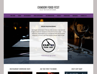 exmoorfoodfest.com screenshot