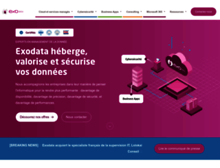 exodata.fr screenshot