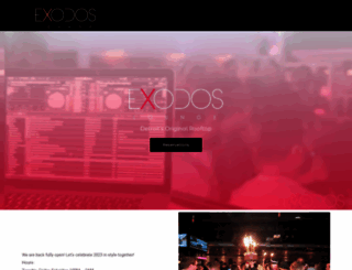 exodosrooftop.com screenshot