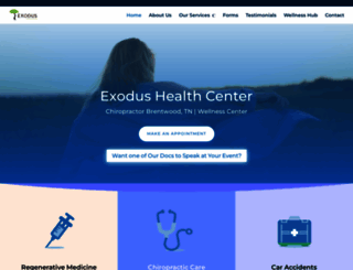 exodushealthcenter.com screenshot
