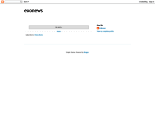 exonews.blogspot.com screenshot