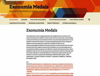 exonumia.eu screenshot