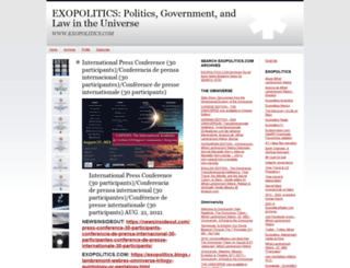 exopolitics.blogs.com screenshot