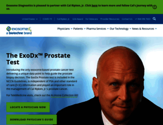 exosomedx.com screenshot