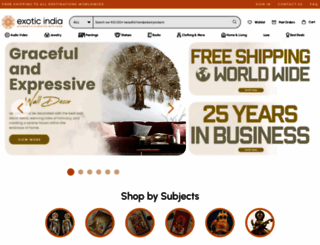 exoticindia.com screenshot