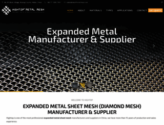 expandedmetalsheetmesh.com screenshot
