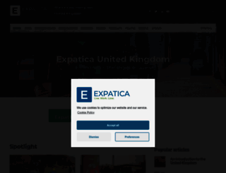 expatica.co.uk screenshot