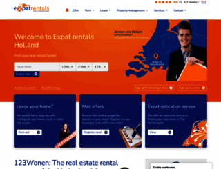 expatrentalsholland.com screenshot