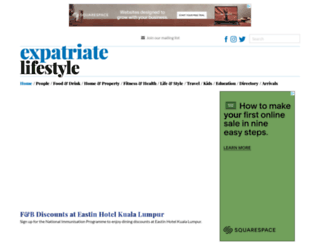 expatriatelifestyle.com screenshot