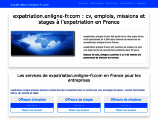 expatriation.enligne-fr.com screenshot