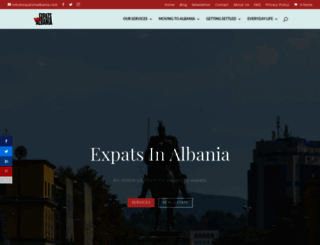 expatsinalbania.com screenshot