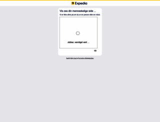 expedia.no screenshot