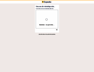 expedia.se screenshot