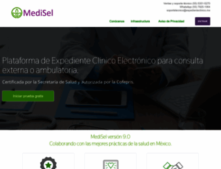 Access expedienteclinico.mx. MediSel, Expediente Clínico Electrónico
