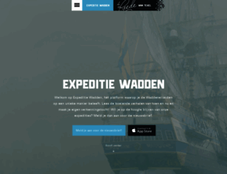 expeditiewadden.nl screenshot