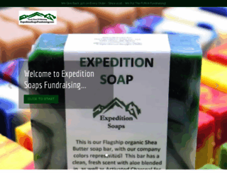 expeditionsoapsfundraising.com screenshot