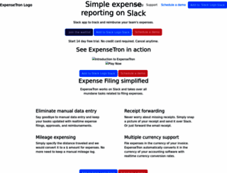 expensetron.com screenshot