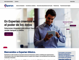 experian.com.mx screenshot