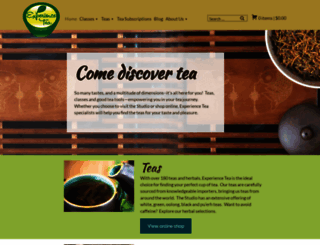 experience-tea.com screenshot