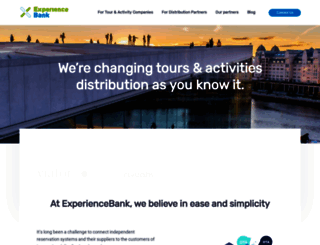 experiencebank.travel screenshot