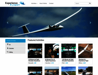 experienceflight.com.au screenshot