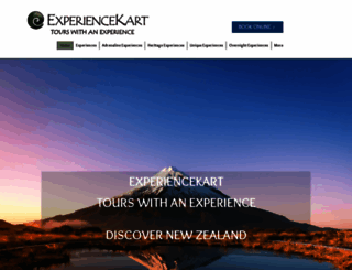experiencekart.co.nz screenshot
