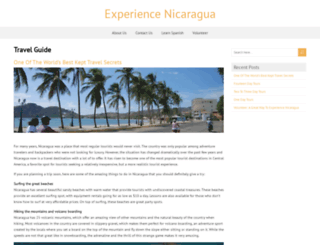 experiencenicaragua.net screenshot