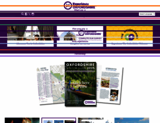 experienceoxfordshire.org screenshot