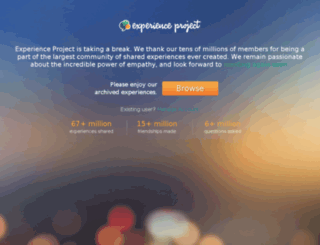 experienceprojectstories.com screenshot