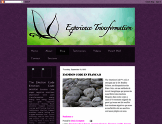 experiencetransformation.blogspot.com screenshot