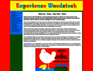 experiencewoodstock.com screenshot