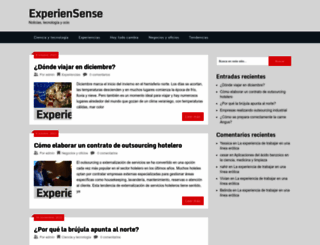 experiensense.com screenshot