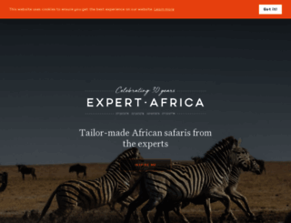 expertafrica.com screenshot