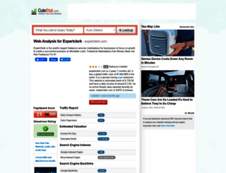 expertclerk.com.cutestat.com screenshot