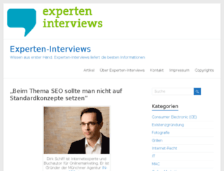 experten-interviews.de screenshot