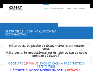 expertnauctovnictvo.sk screenshot