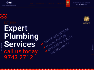 expertplumbingservices.com.au screenshot