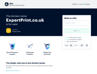 expertprint.co.uk screenshot